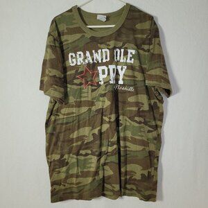 489. Grand Ole Opry T-Shirt Camouflage Sz 2XL